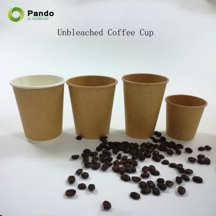 Unbleached Coffee Cup with Lids