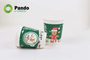 لیوان های کاغذ دیواری با روکش PLA دو جداره