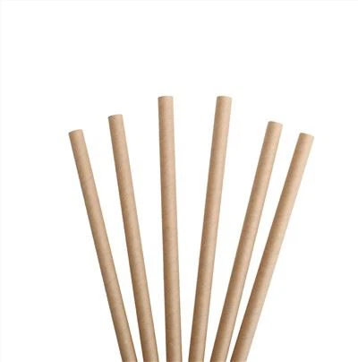 نوشیدنی نی کاغذ قهوه ای بوبا کرافت